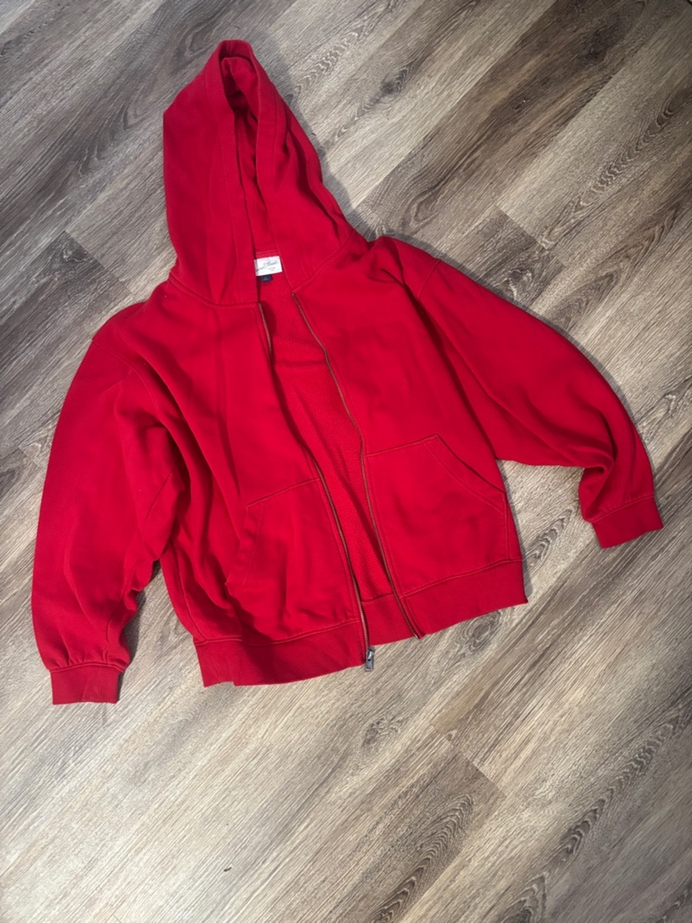 Universal Thread Red Zip Hooded Sweater